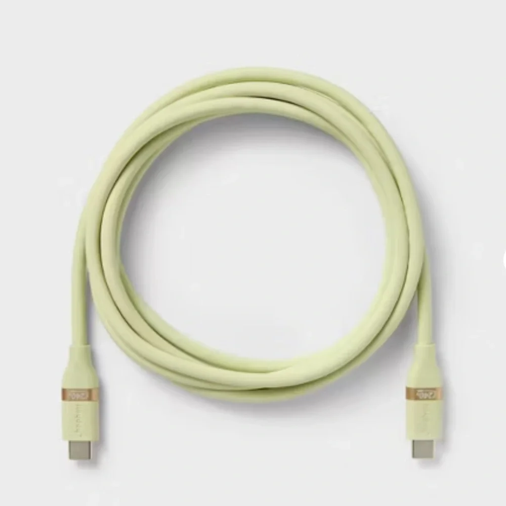 HeyDay 6 Ft long USB C - USB C CHARGER CORD Cable ~ Open Box ~